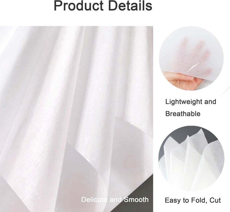 Beyoslf 125 Sheets 20" x 30" Acid Free Wrapping Tissue Paper Archival, White Tissue Wrap Unbuffered No Lignin No Acid Paper Bulk for Packaging Storing Clothes Textiles Present Wrap - Image 3